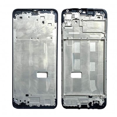 Lcd Frame Middle Chassis For Oppo A15 Black By - Maxbhi Com