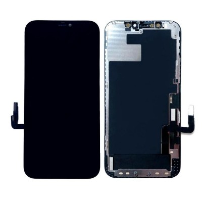 LCD with Touch Screen for Apple iPhone 12 Pro - White (display glass combo folder)