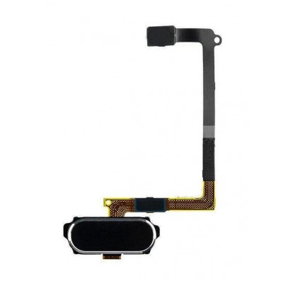 Home Button Complete For Samsung Galaxy S6 Duos Black By - Maxbhi Com