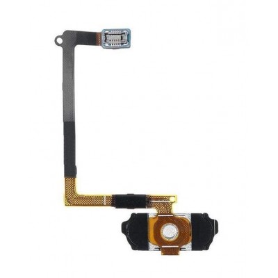 Home Button Complete For Samsung Galaxy S6 Duos Black By - Maxbhi Com