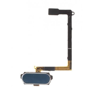 Home Button Complete For Samsung Galaxy S6 Duos Blue By - Maxbhi Com