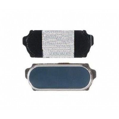Home Button Outer For Samsung Galaxy S6 Duos Blue By - Maxbhi Com