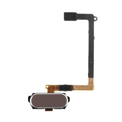 Home Button Complete For Samsung Galaxy S6 Duos Gold By - Maxbhi Com