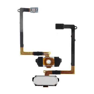 Home Button Complete For Samsung Galaxy S6 Duos White By - Maxbhi Com