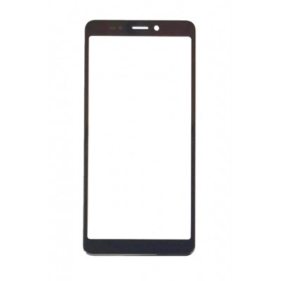 Replacement Front Glass For Wiko Jerry 3 Black By - Maxbhi Com