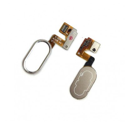 Home Button Complete For Meizu M3 Note 16gb White By - Maxbhi Com