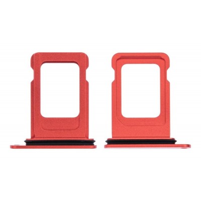 SIM Card Holder Tray for Apple iPhone 12 Mini - Red