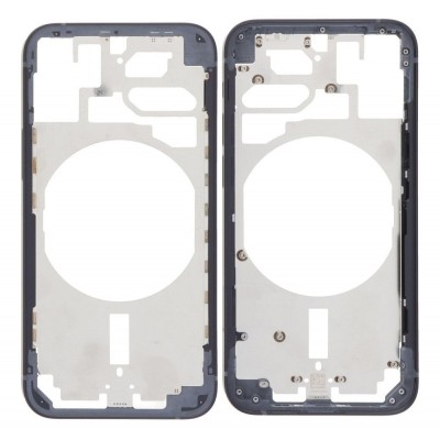 Lcd Frame Middle Chassis For Apple Iphone 12 Mini Black By - Maxbhi Com