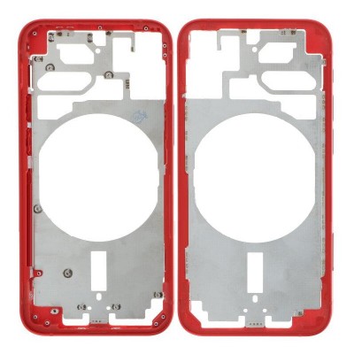 Lcd Frame Middle Chassis For Apple Iphone 12 Mini Red By - Maxbhi Com