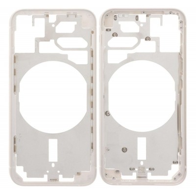 Lcd Frame Middle Chassis For Apple Iphone 12 Mini White By - Maxbhi Com