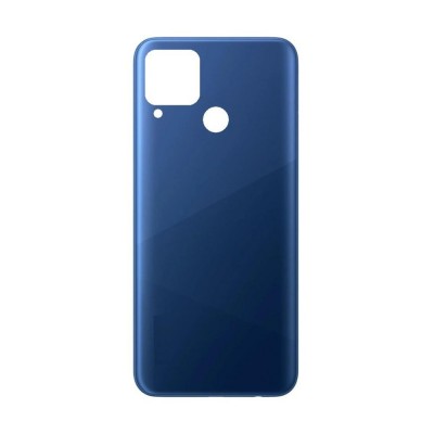Back Panel Cover For Realme C15 Qualcomm Edition Blue - Maxbhi Com