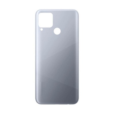 Back Panel Cover For Realme C15 Qualcomm Edition White - Maxbhi Com