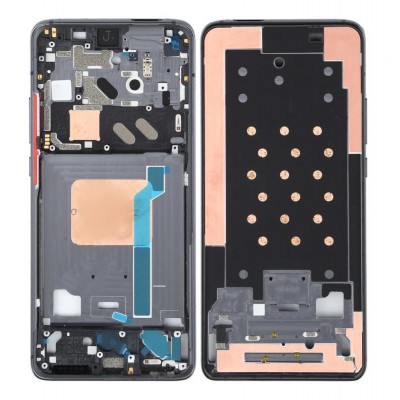 Lcd Frame Middle Chassis For Xiaomi Redmi K30 Ultra Black By - Maxbhi Com