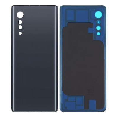 Back Panel Cover For Lg Velvet Black - Maxbhi Com