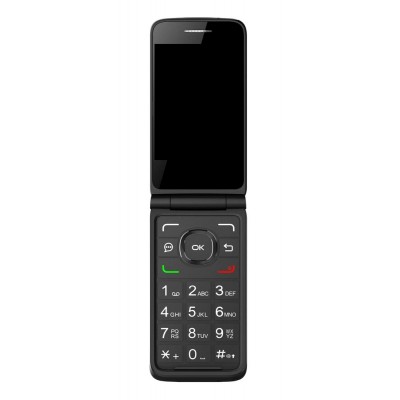 Lcd Frame Middle Chassis For Alcatel Go Flip V White By - Maxbhi Com