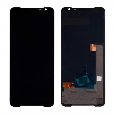 Lcd With Touch Screen For Asus Rog Phone 3 Strix Black By - Maxbhi Com