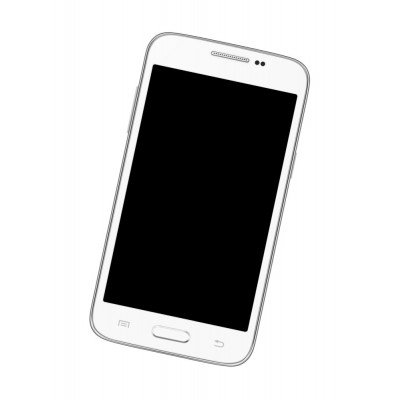 Home Button Complete For Samsung Galaxy Core Lite Lte Black By - Maxbhi Com