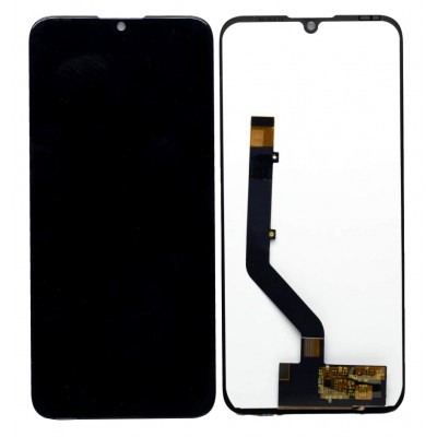 Lcd With Touch Screen For Lava Z66 Blue By - Maxbhi Com