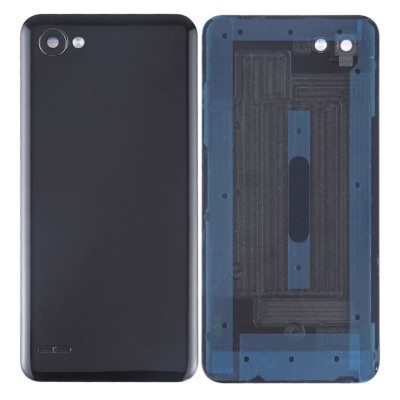 Back Panel Cover For Lg Q6 Plus Black - Maxbhi Com