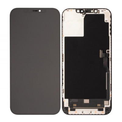 LCD with Touch Screen for Apple iPhone 12 Pro Max - Grey (display glass combo folder)