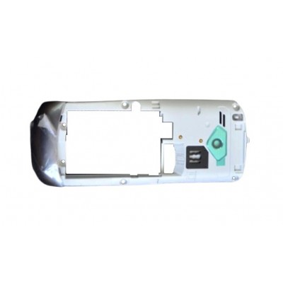 Lcd Frame Middle Chassis For Samsung S5350 Shark Black By - Maxbhi Com