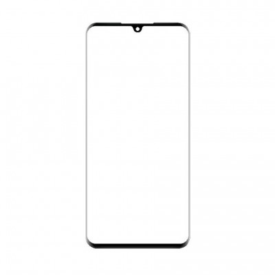 Replacement Front Glass For Zte Axon 10s Pro 5g Black By - Maxbhi Com