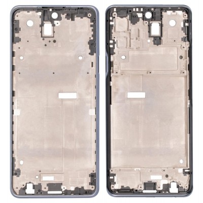 Lcd Frame Middle Chassis For Lg Q92 5g Black By - Maxbhi Com