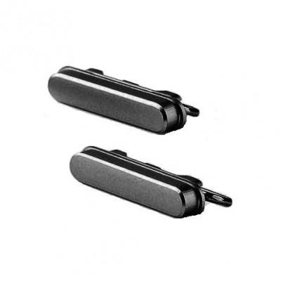 Volume Side Button Outer for Apple iPhone 6 Black - Plastic Key