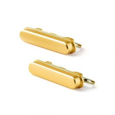 Volume Side Button Outer for Apple iPhone 6 Gold - Plastic Key