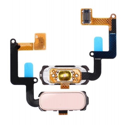 Home Button Complete For Samsung Galaxy A5 2017 Pink By - Maxbhi Com