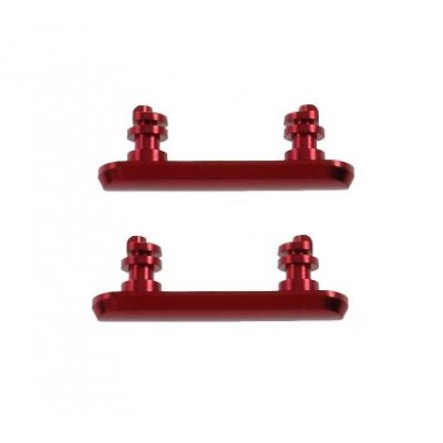 Volume Side Button Outer for Apple iPhone XR Red - Plastic Key