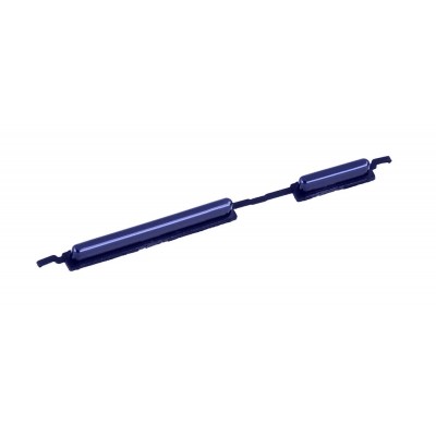 Power Button Outer For Samsung Galaxy M21 Blue By - Maxbhi Com