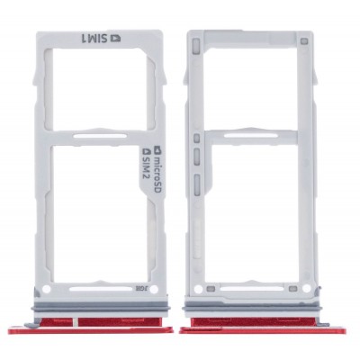 Sim Card Holder Tray For Samsung Galaxy S10 Plus Red - Maxbhi Com
