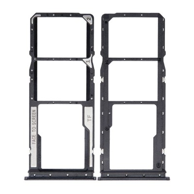 Sim Card Holder Tray For Xiaomi Redmi 9c Black - Maxbhi Com