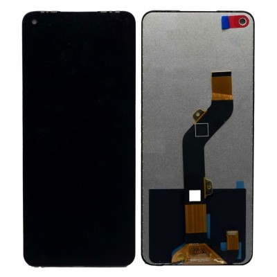 Lcd With Touch Screen For Tecno Pova White By - Maxbhi Com