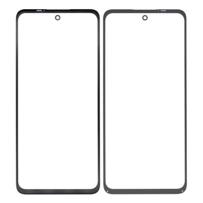 Replacement Front Glass For Motorola Moto G 5g Black By - Maxbhi Com