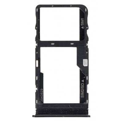 Sim Card Holder Tray For Tcl 10l Black - Maxbhi Com