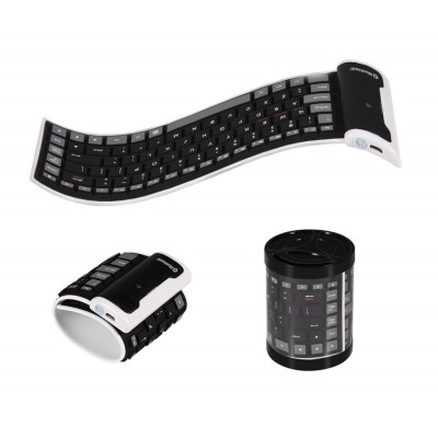 Wireless Bluetooth Keyboard for Apple iPad 2 Wi-Fi by Maxbhi.com