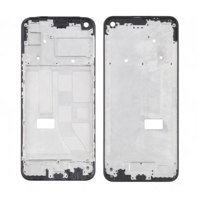 Lcd Frame Middle Chassis For Realme C17 Black By - Maxbhi Com