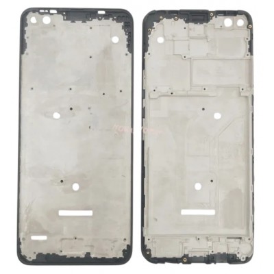 Lcd Frame Middle Chassis For Tecno Camon 16 Pro Black By - Maxbhi Com