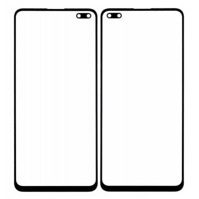 Replacement Front Glass For Infinix Zero 8 Black By - Maxbhi Com