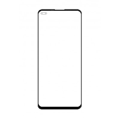 Replacement Front Glass For Tecno Camon 16 Pro Black By - Maxbhi Com