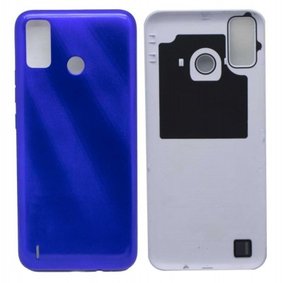 Back Panel Cover For Tecno Spark 6 Go Blue - Maxbhi Com