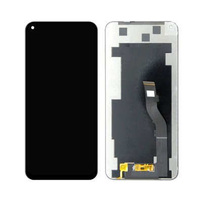 Lcd With Touch Screen For Tcl 10l Blue By - Maxbhi Com