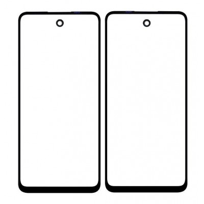 Replacement Front Glass For Lg K42 Black By - Maxbhi Com