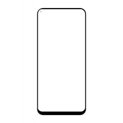 Replacement Front Glass For Tcl 10l Black By - Maxbhi Com