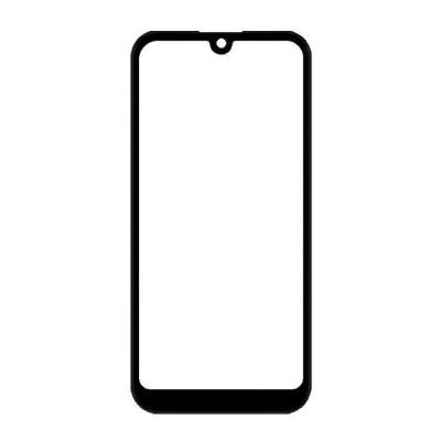 Replacement Front Glass For Lg Q31 Black By - Maxbhi Com