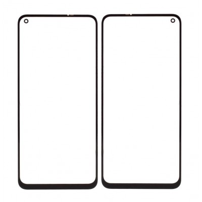 Replacement Front Glass For Realme X7 Blue By - Maxbhi Com