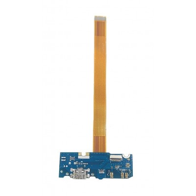 Charging Connector Flex Pcb Board For Mobiistar E1 Selfie By - Maxbhi Com