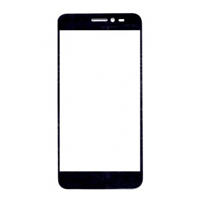 Replacement Front Glass For Intex Aqua S7 Black By - Maxbhi Com